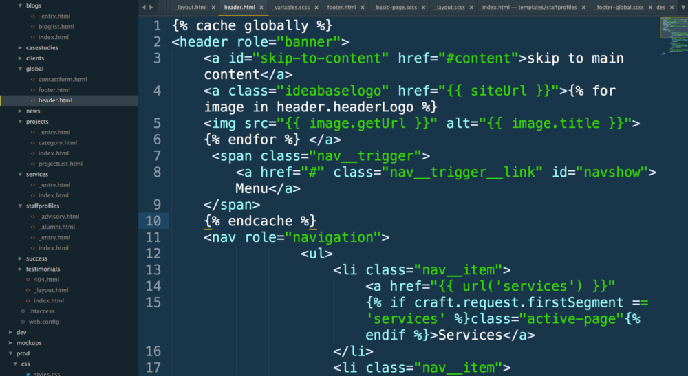 Hand Coding the Craft Templates Using the Twig Templating Language